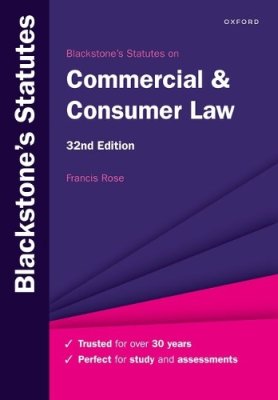 Blackstone's Statutes on Commercial & Consumer Law.