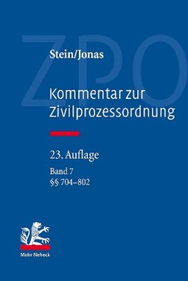 Kommentar zur Zivilprozessordnung. Bd. 7.
