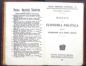 Manuale di economia politica con una Introduzione alla scienza sociale. Milano, Societa Editrice Libraria, 1909.