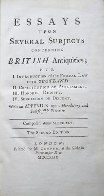 Essays upon Several Subjects concerning British Antiquities. The Second Edition. London, M. Cooper, 1749.