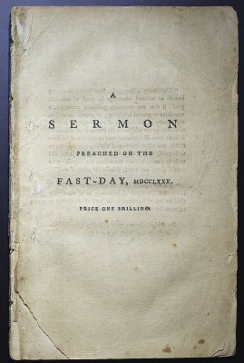 A Sermon preached on Friday the fourth of February, MDCCLXXX. York: Printed by A. Ward; and sold by J. Johnson and T. Cadell, 1780.