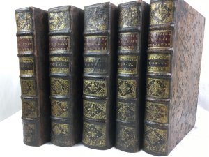 Histoire de l'Edit de Nantes. Tome 1-3 en 5. Delft, Adrien Beman, 1693-95.