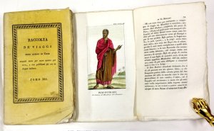 Viaggio nell'interno dell'Africa alle sorgenti del Senegal della Gambia fatoo per ordine del governo francese. 2 vols. Milano, Giambattista Sonzogno, 1820.
