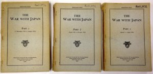 The War with Japan. Restricted. Part I-III. West Point, N.Y., 1948.