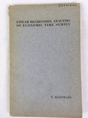 Linear Regression Analysis of Economic Time-Series. Haarlem, F. Bohn, 1936.