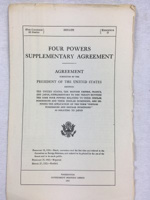 Agreement between the United States, the British Empire, and France and Japan