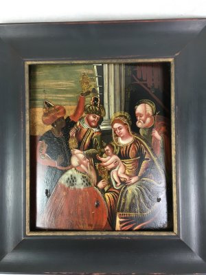 Japan. Adoration of the Magi Nagasaki, Jesuit School. c.1600..