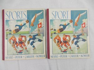 Sport. Eine Zusammenstellung verschiedener Sportarten fuer Gross und Klein / Sports. Une petite encyclopedie des sports a l'usage de tous. Vevey, 1938.