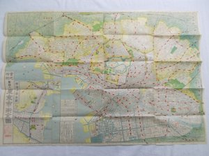 實地踏測　東京市街全圖　大正13年　和楽路屋　大阪刊