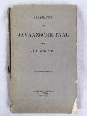  Grammatica der Javaansche Taal, Leiden: E. J. Brill, 1897.