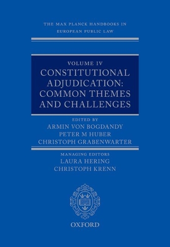The Max Planck Handbooks in European Public Law. Volume IV