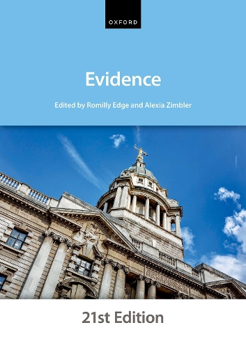 Evidence. 21st Revised edition