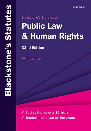 Blackstone's Statutes on Public Law & Human Rights.