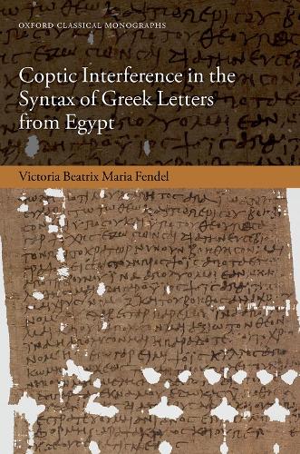 Coptic Interference in the Greek Letters from Egypt.