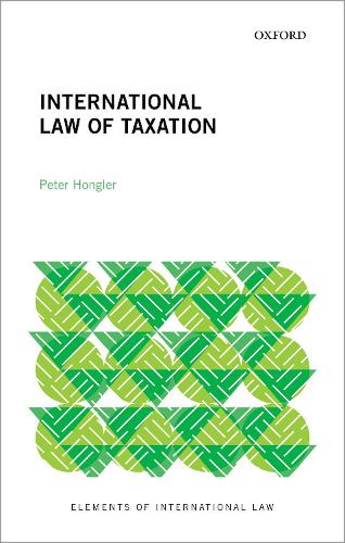 International Law of Taxation.