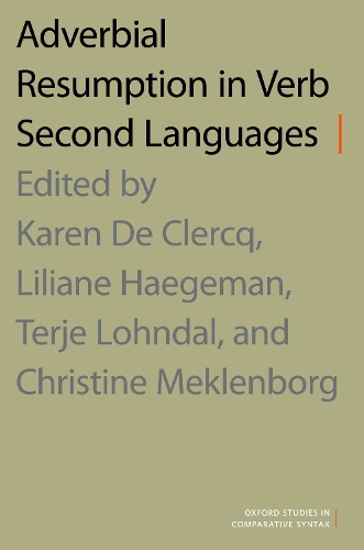 Adverbial Resumption in Verb Second Languages.