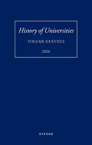 History of Universities: Volume XXXVIII/2.