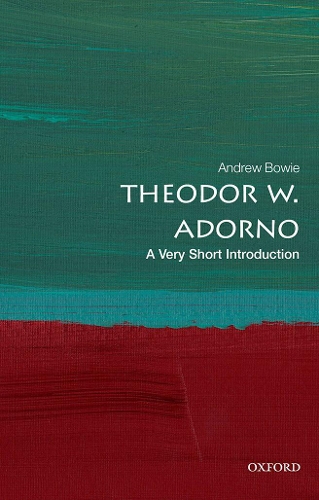 Theodor W. Adorno: A Very Short Introduction.