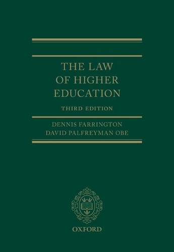 The Law of Higher Education.