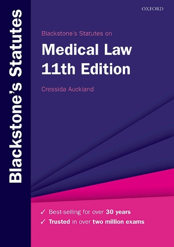 Blackstone's Statutes on Medical Law.