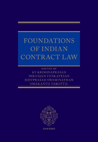 Foundations of Indian Contract Law.
