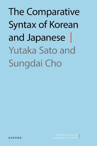 The Comparative Syntax of Korean and Japanese.