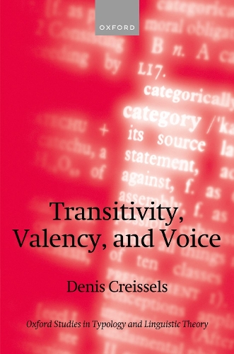 Transitivity, Valency, and Voice.