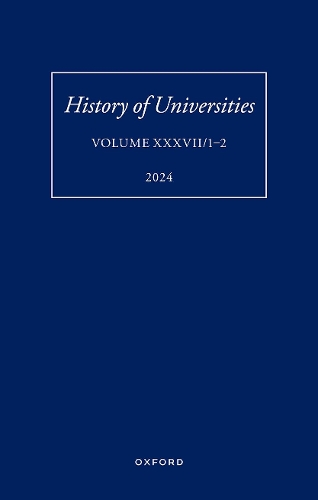 History of Universities: Volume XXXVII/1-2.