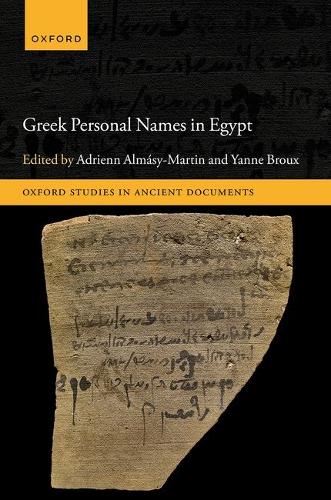 Greek Personal Names in Egypt.