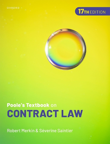 Poole's Textbook on Contract Law. 17th Revised edition