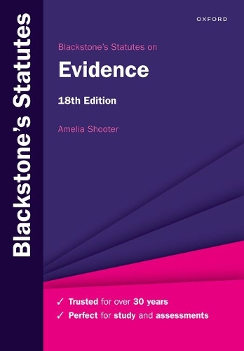 Blackstone's Statutes on Evidence.