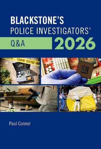 Blackstone's Police Investigators' Q&A 2026.