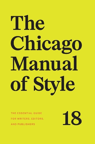 The Chicago Manual of Style.