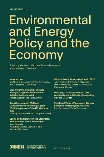 Environmental and Energy Policy and the Economy. Volume 6.