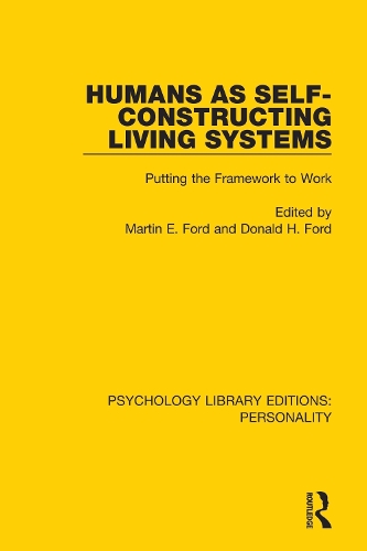 Humans as Self-Constructing Living Systems: Putting the Framework to Work.