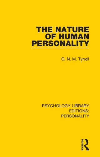 The Nature of Human Personality.
