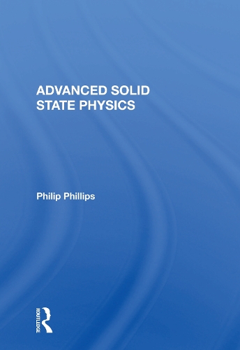 Advanced Solid State Physics.