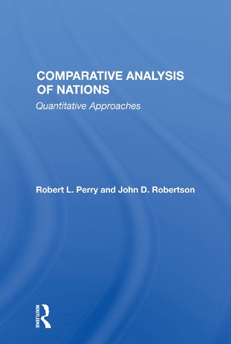 Comparative Analysis Of Nations: Quantitative Approaches.
