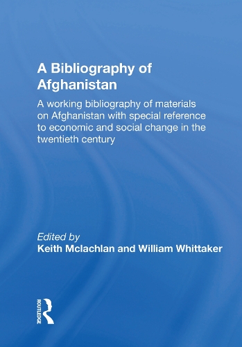 A Bibliography Of Afghanistan.