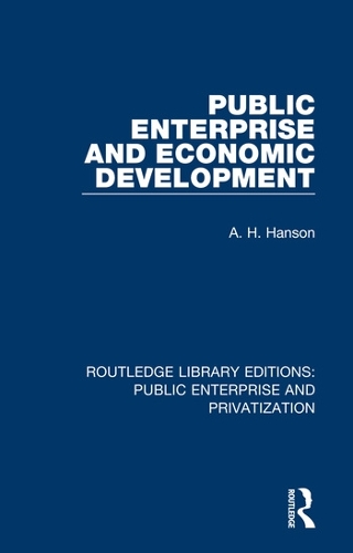 Public Enterprise and Economic Development.