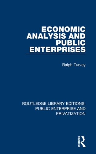 Economic Analysis and Public Enterprises.