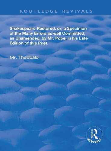 Shakespeare Restored