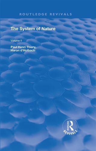 The System of Nature: Volume 2.