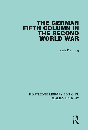 The German Fifth Column in the Second World War.