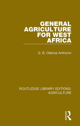 General Agriculture for West Africa.