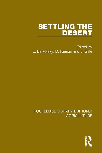 Settling the Desert.