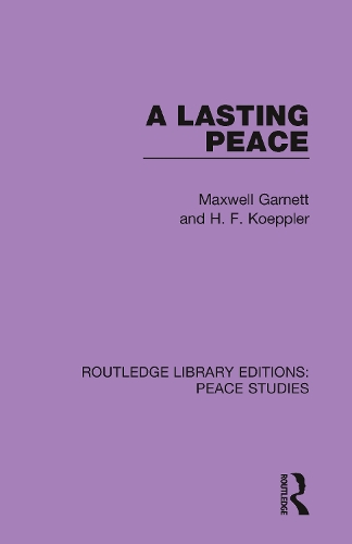 A Lasting Peace.