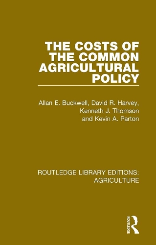 The Costs of the Common Agricultural Policy.