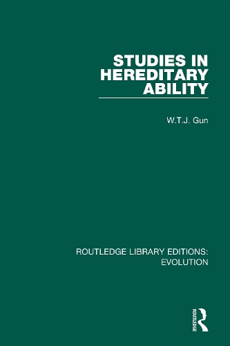 Studies in Hereditary Ability.