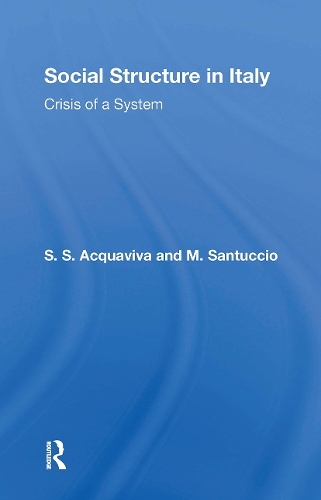 Social Structure In Italy.